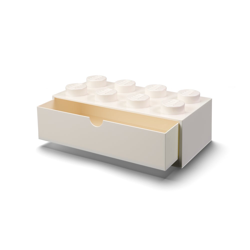 LEGO - 8 KNOBS DESK DRAWER WHITE (3) ML